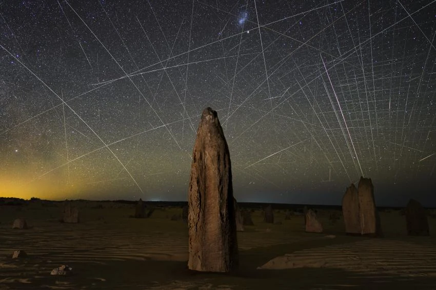 Ultra-Black Coating Could Mitigate Light Pollution Caused by Satellites